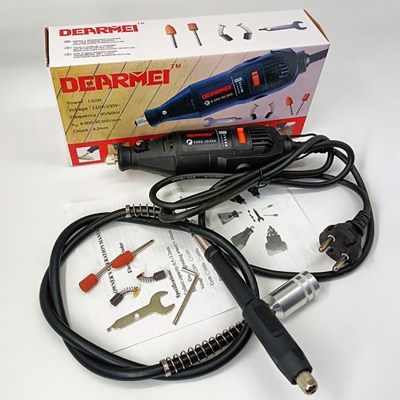 Гравер электрический Dearmei с набором насадок 220В (192 предмета)-3